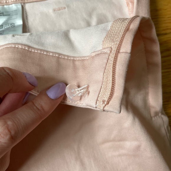 H&M Peach Pink Dress Pants cropped - Picture 3 of 4